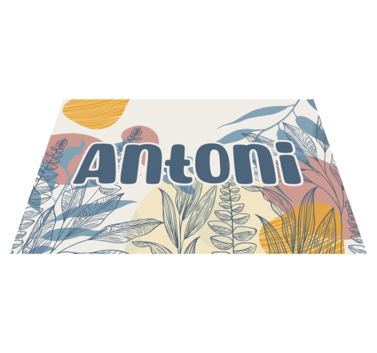 Original placemat stylish name design - TenStickers