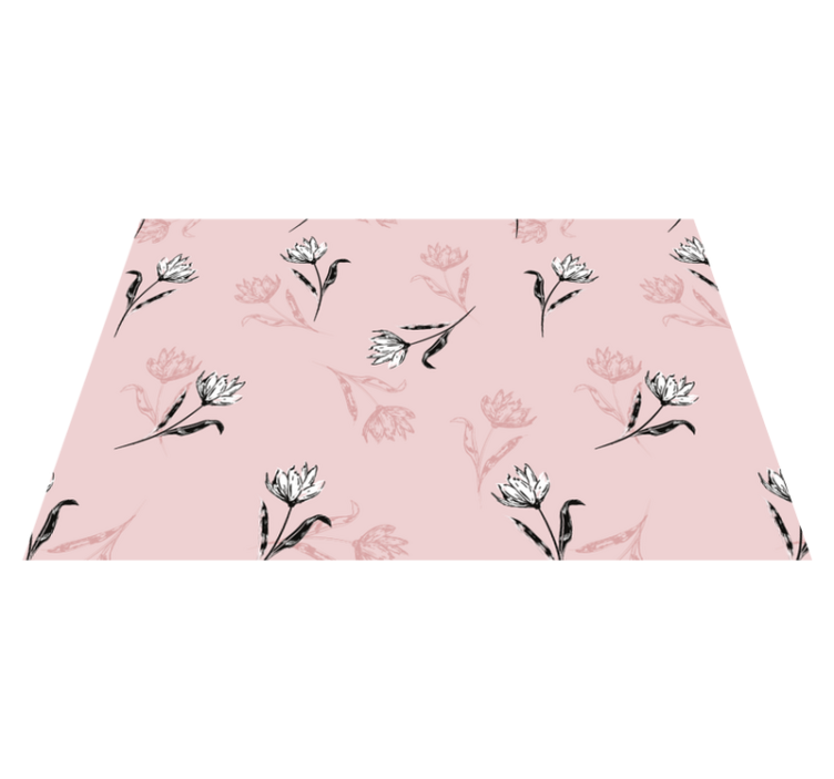 Elegant botanical composition placemat - TenStickers