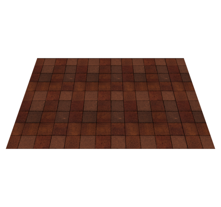 Square brown pattern placemat - TenStickers