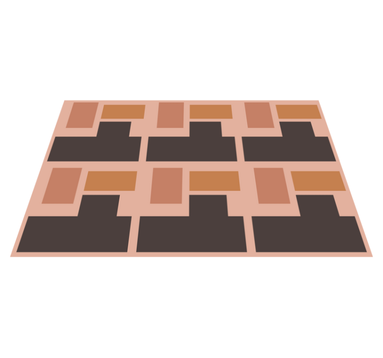 Modern placemat abstract geometric design - TenStickers