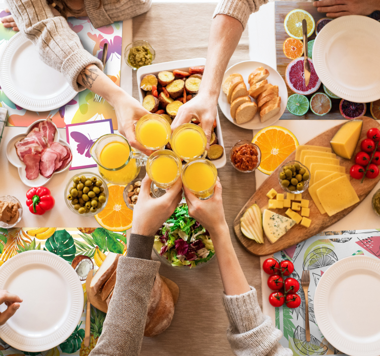 Original placemat citrus fruit design - TenStickers