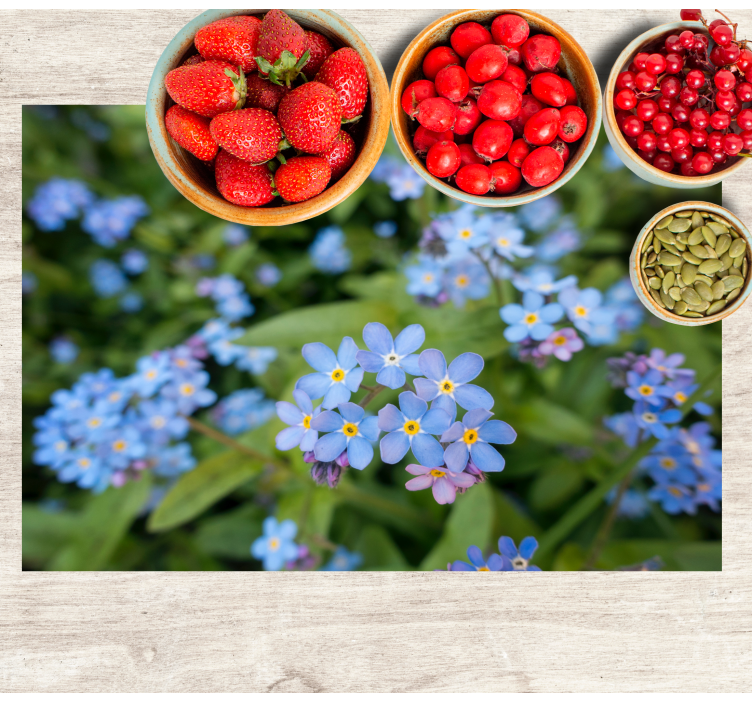 Delicate Floral Arrangement original placemat - TenStickers