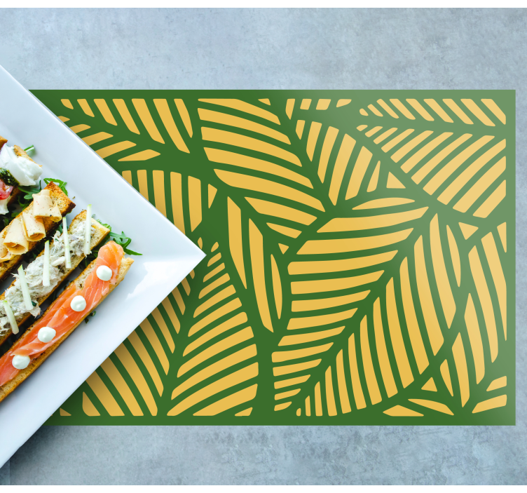 Jungle theme with tree  original placemats - TenStickers