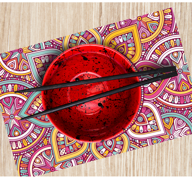 Mandala designs  Vinyl placemats - TenStickers