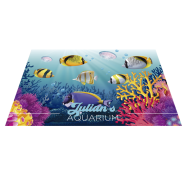 Fish swimming under the sea fish vinyl placemats - TenStickers