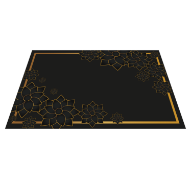 Elegant style with plants elegant vinyl placemats - TenStickers