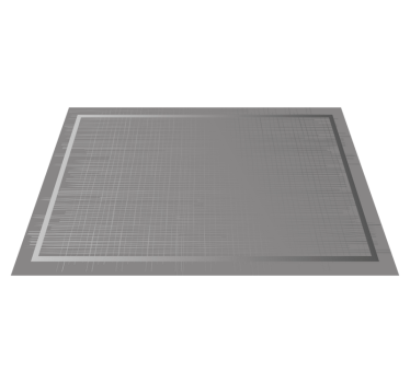 Gray stripes elegant vinyl placemats - TenStickers
