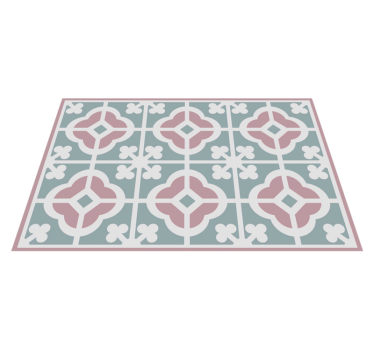 Pastel cement tiles home vinyl placemats - TenStickers