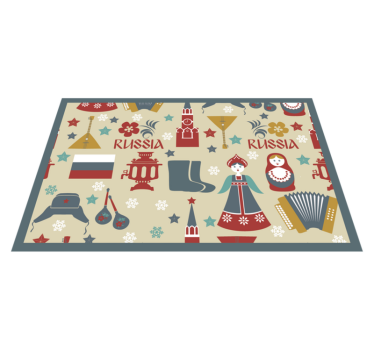 Original placemat with authentic russian culture - TenStickers