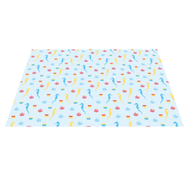 Original placemat colorful underwater design - TenStickers