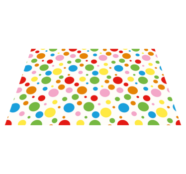 Colored Polka dots elegant table placemats - TenStickers