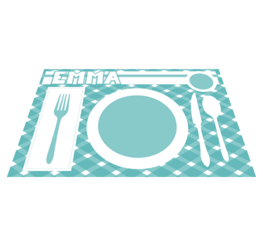 Customisable placemat personalized dining mat - TenStickers