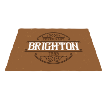 Restaurant Signs Personalised table mats - TenStickers