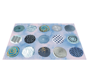 Abstract ballons elegant table placemats - TenStickers