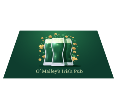 Irish Pub Personalised table mats - TenStickers