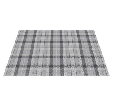 Plaid linen style elegant placemat - TenStickers