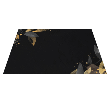 Elegant placemat with sophisticated leaf designs - TenStickers