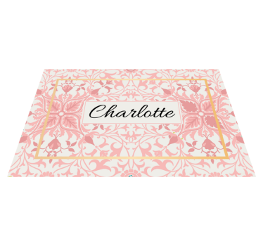 Customisable placemat customized botanical design - TenStickers