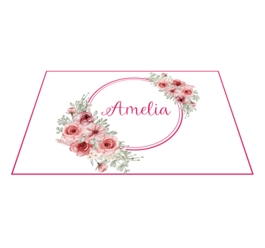 Customisable placemat botanical custom design - TenStickers