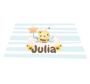 Children placemat cute bee design - TenStickers