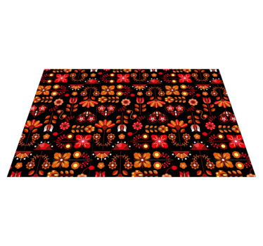 Original placemat lively botanical design - TenStickers