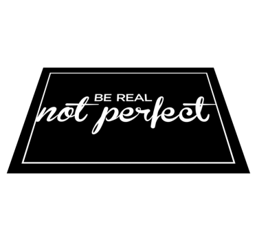 Placemat with quote embracing true self - TenStickers