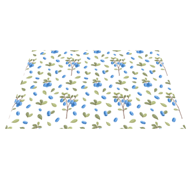 Floral botanic aquarella pattern elegant table placemats - TenStickers