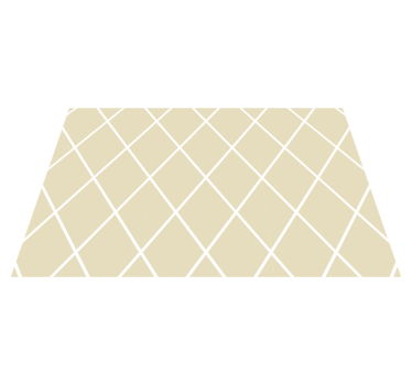 Placemat geometric diagonal design - TenStickers