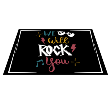 Placemat with quote live life to the fullest - TenStickers
