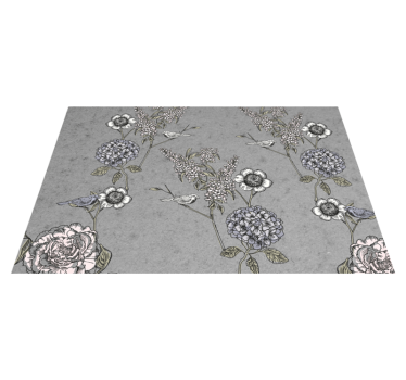 Original placemat with botanical design - TenStickers