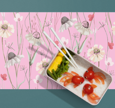 Floral Pink Pattern original placemat - TenStickers
