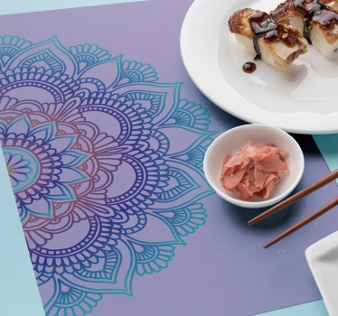 Half mandala Placemats - TenStickers
