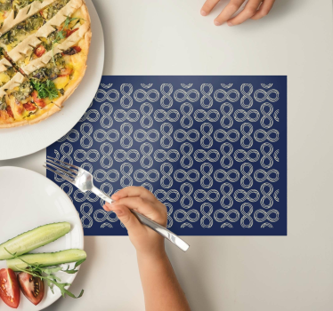 infinity symbol home vinyl placemats - TenStickers