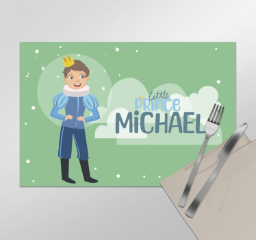 Little prince Personalised placemat - TenStickers