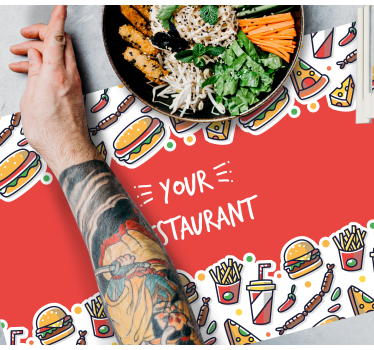 Original placemat food-inspired artwork - TenStickers