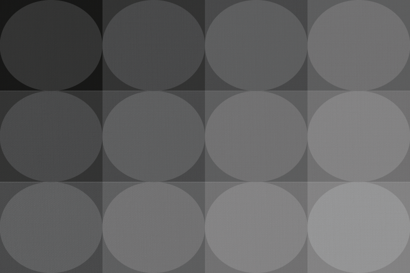 Subtle circular pattern placemat - TenStickers