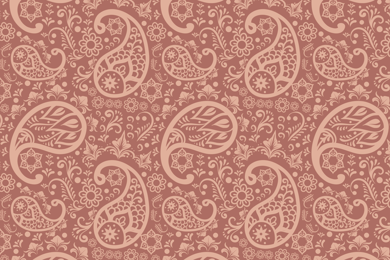 Paisley Pattern paisley placemats - TenStickers