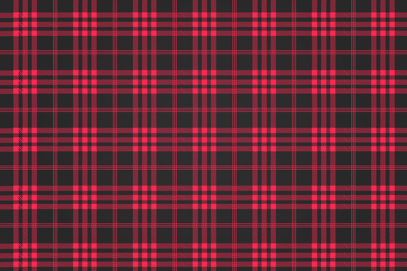 Red Tartan Christmas placemats - TenStickers