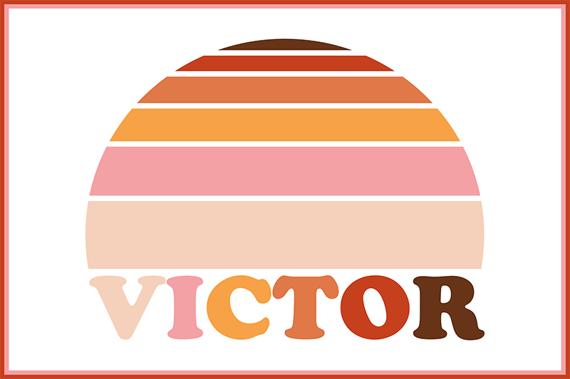 Customisable placemat customizable name placemat - TenStickers