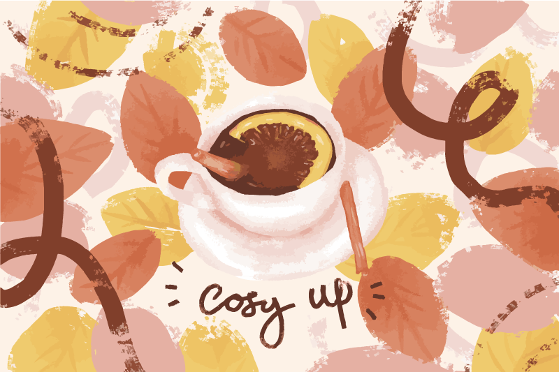 Original placemat cozy coffee mug - TenStickers