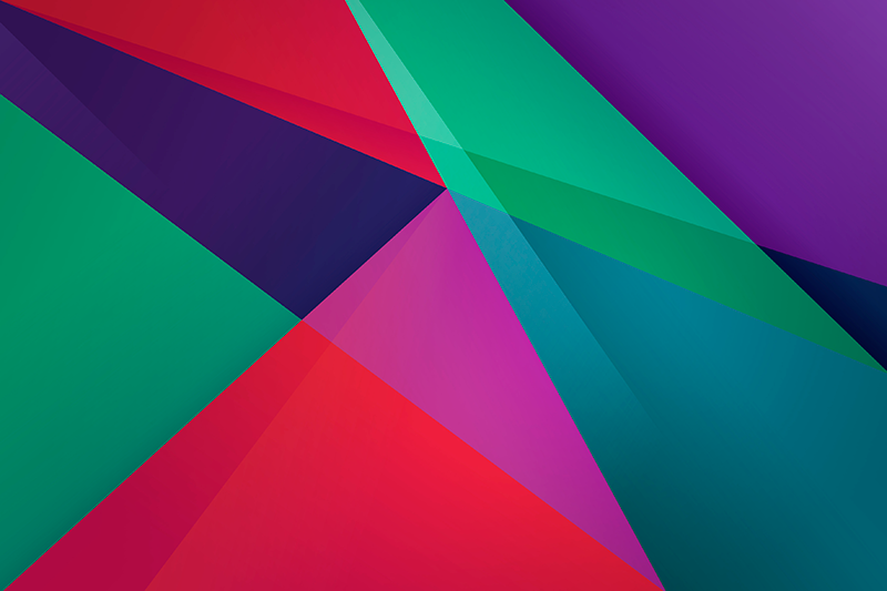 Modern placemat with colorful geometric design - TenStickers