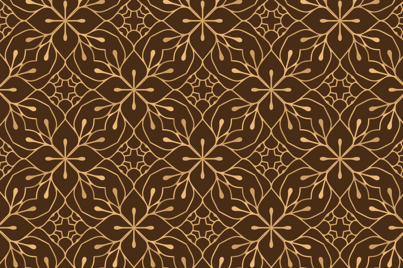 Placemat graceful blossom design - TenStickers