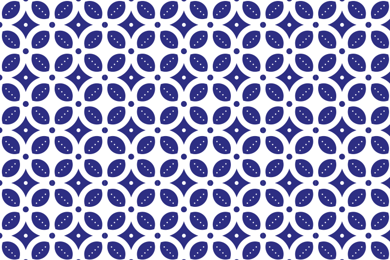 Placemat with geometric pattern overlay - TenStickers