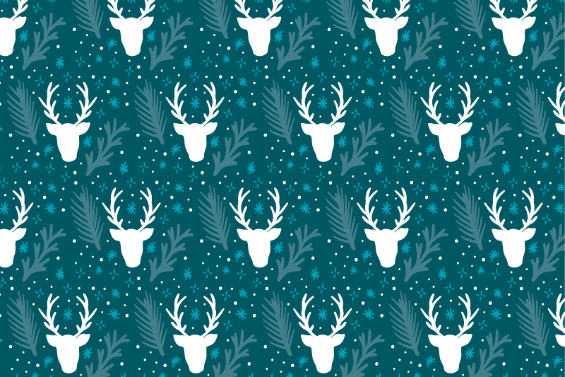 Christmas placemat for a stylish holiday table - TenStickers