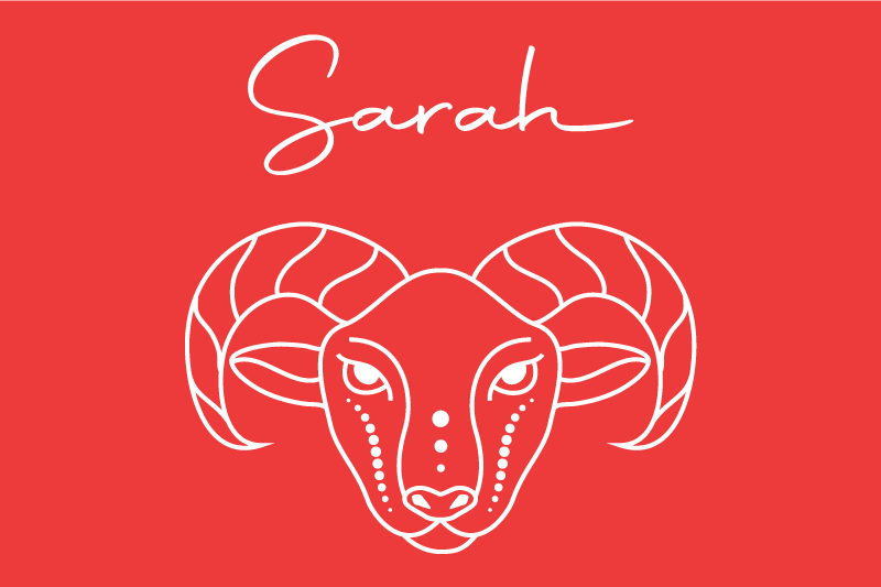 Customisable placemat with stylized ram design - TenStickers