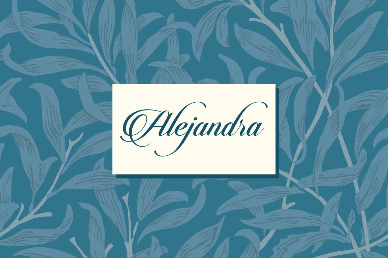 Customisable placemat with elegant leaf design - TenStickers