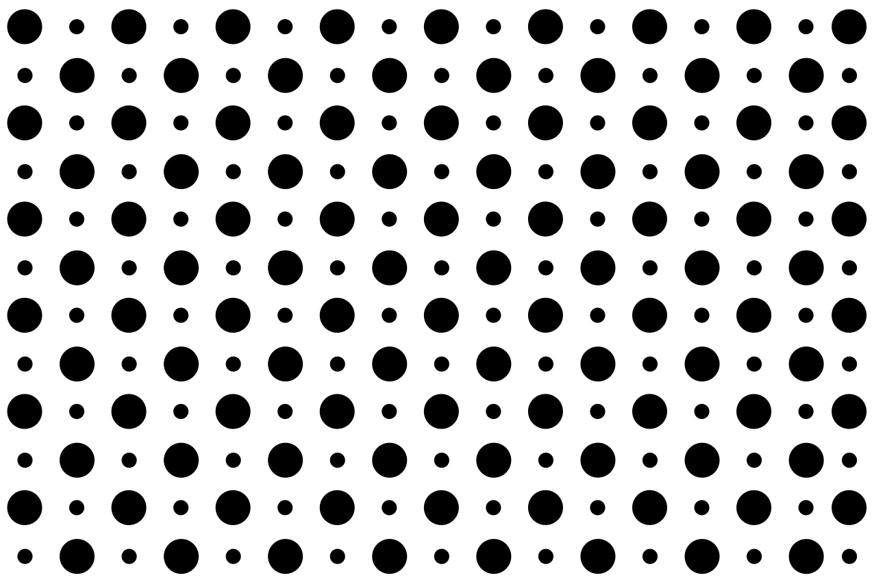 Simple Dots Pattern original placemats - TenStickers