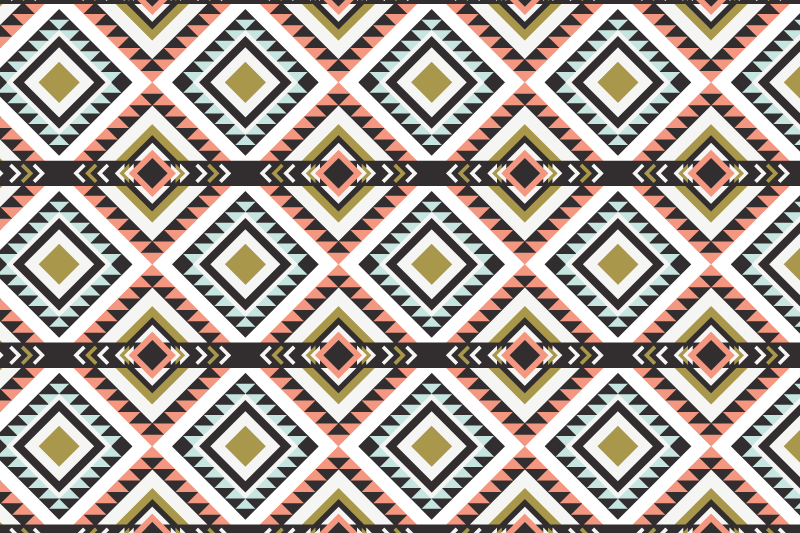 Original placemat with geometric pattern design - TenStickers