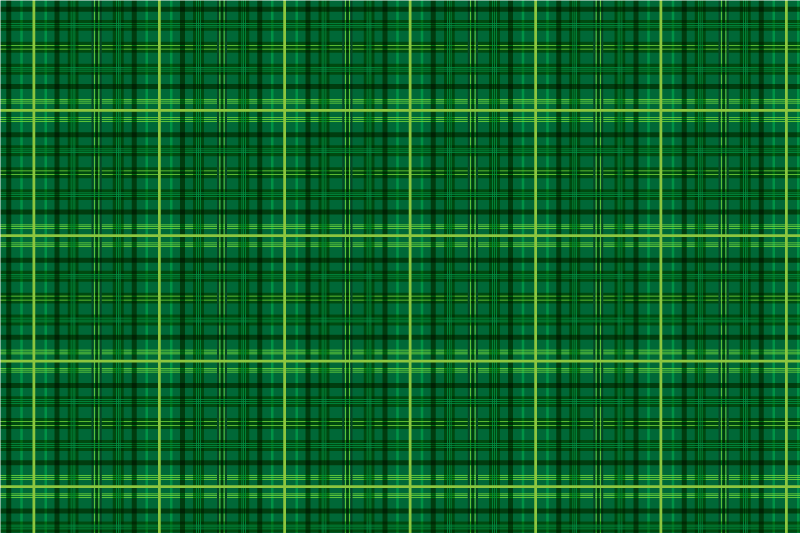 Green tartan textured placemats - TenStickers