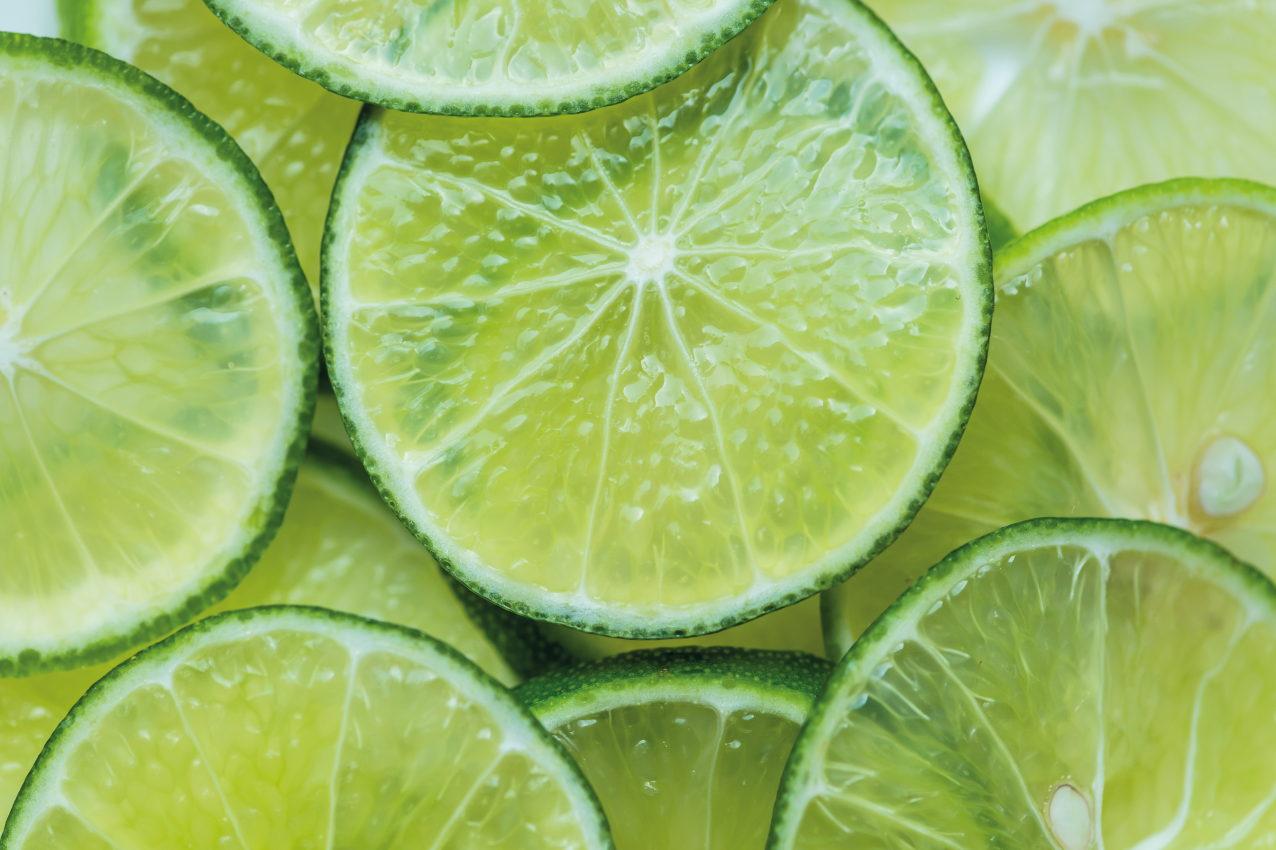 Modern placemat juicy lime slices design - TenStickers